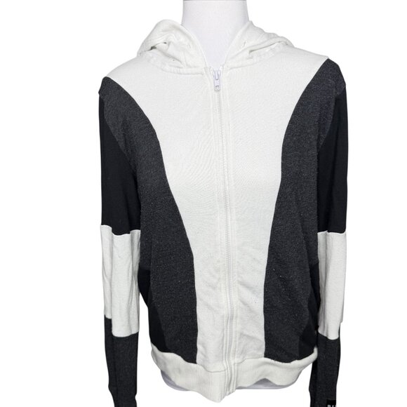 PINK Victoria's Secret tri color zip up Large - Picture 2 of 9